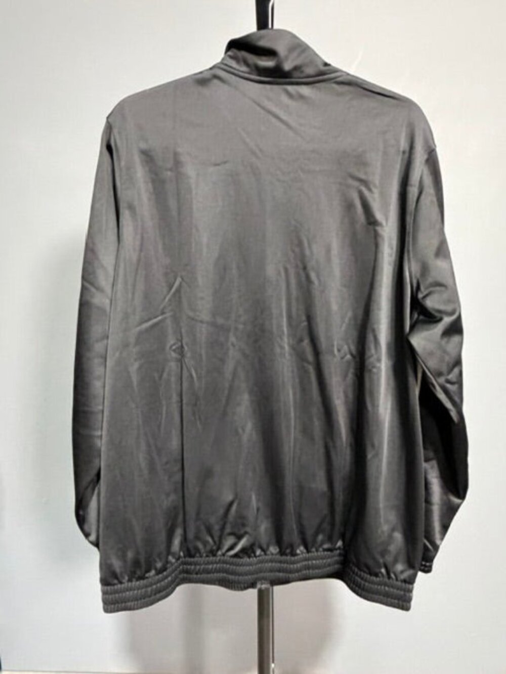 adidas Womens Multi Sprt Track Zip Up - 3 Stripe - Black/White 2XL - Picture 2 of 7